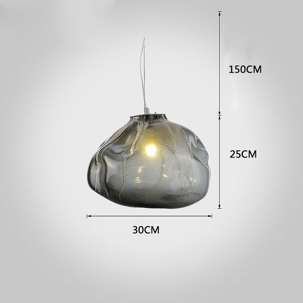 Industrial Glass Bubble Staircase Pendant Light