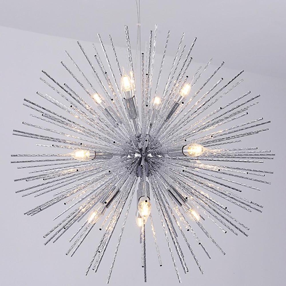 Starburst Sputnik Chandelier – Modern Geometric Metal Design