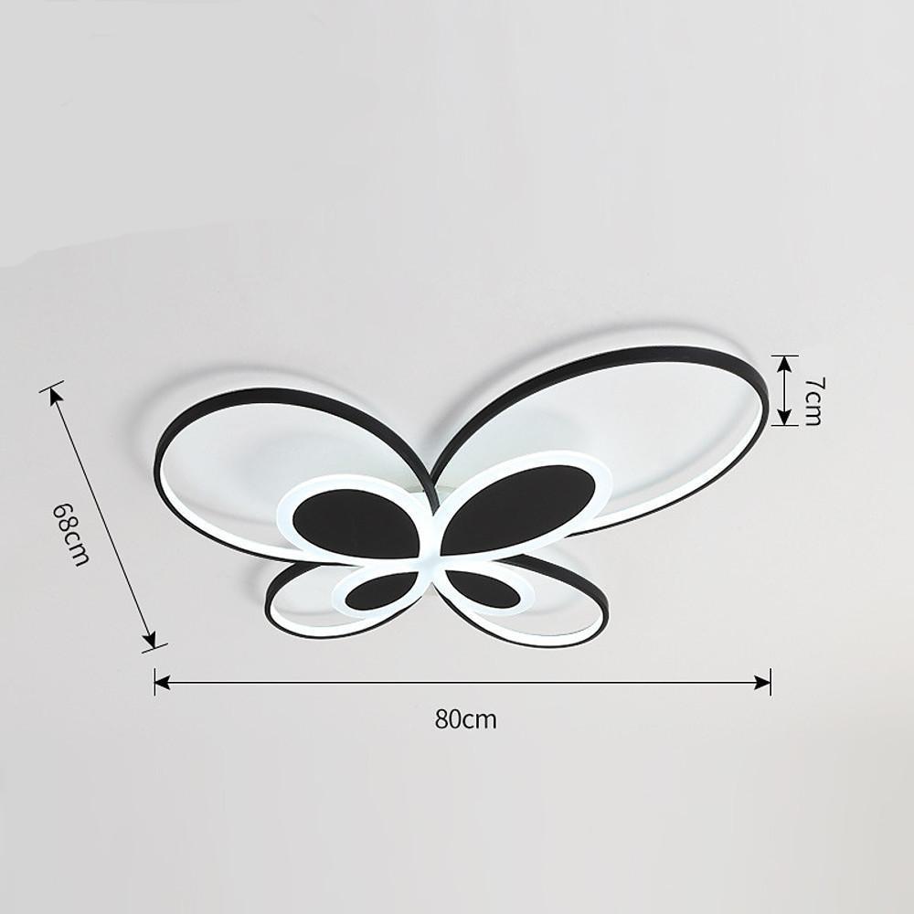 Butterfly Cluster LED Flush Mount Ceiling Light – Dimmable