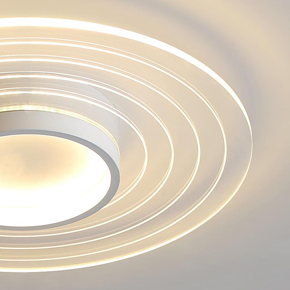 Modern Multi-Circle Dimmable LED Flush Mount Ceiling Light