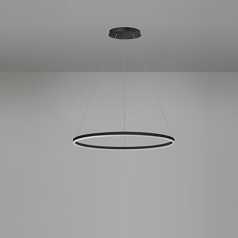 Modern Circle LED Pendant Light Dimmable Aluminum Chandelier
