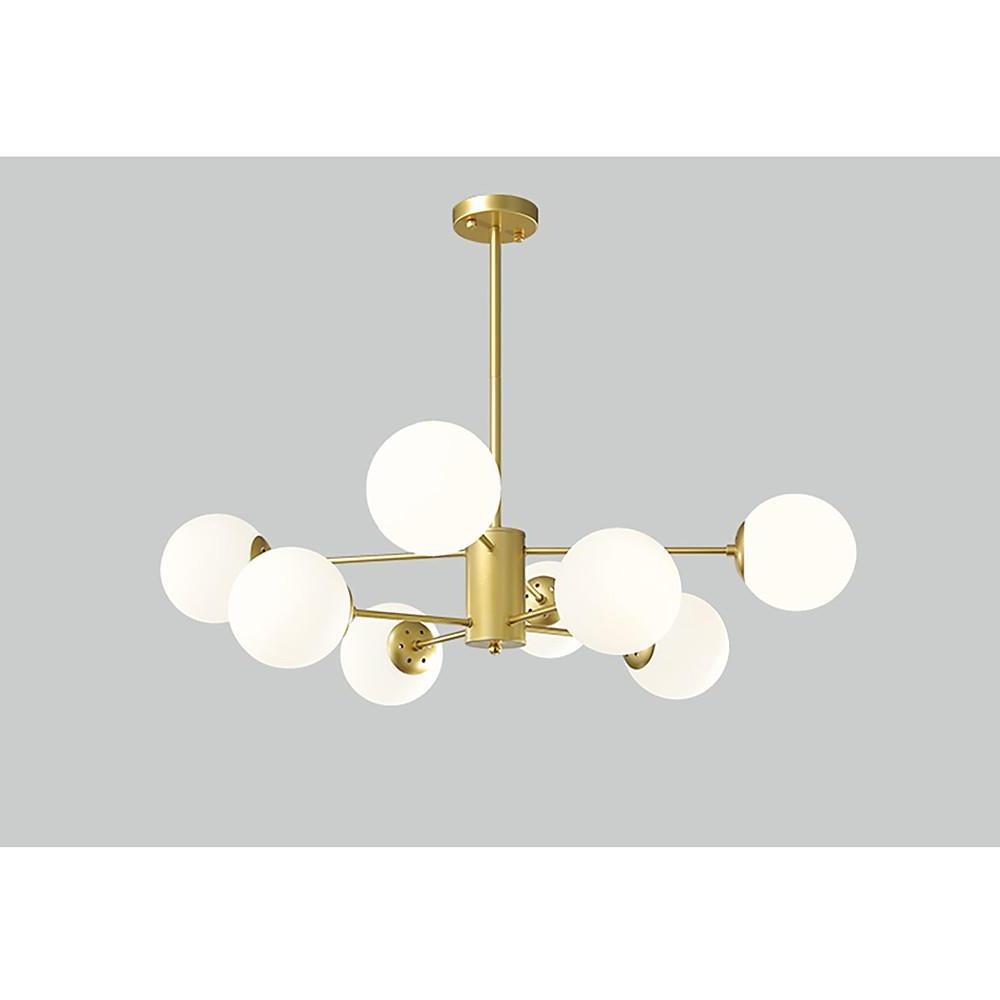 Globe Cluster Pendant Light | Metal & Glass LED Ceiling Fixture