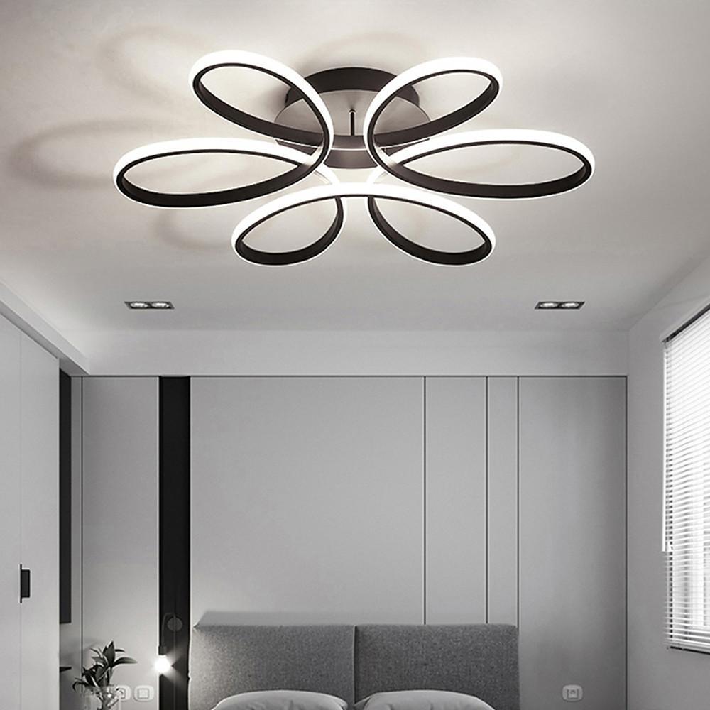 Flower Petal Dimmable LED Flush Mount Ceiling Light