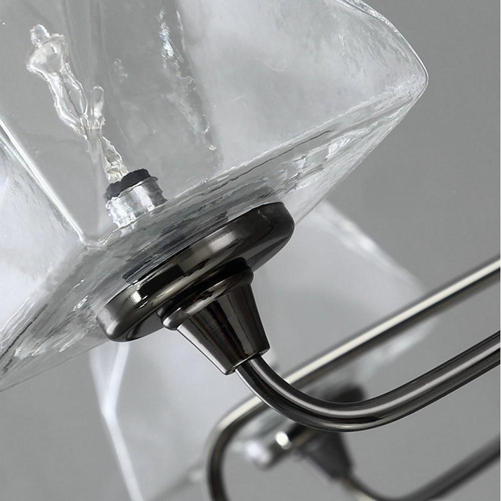 Mini Sputnik Chandelier 7-Light Metal Glass LED Ambient Lighting