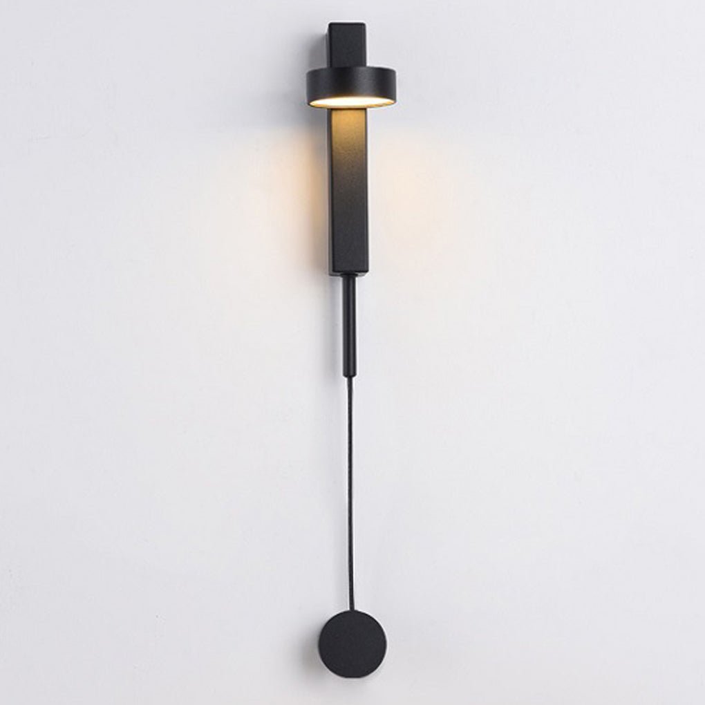 Modern Adjustable LED Wall Sconce with Rotary Switch