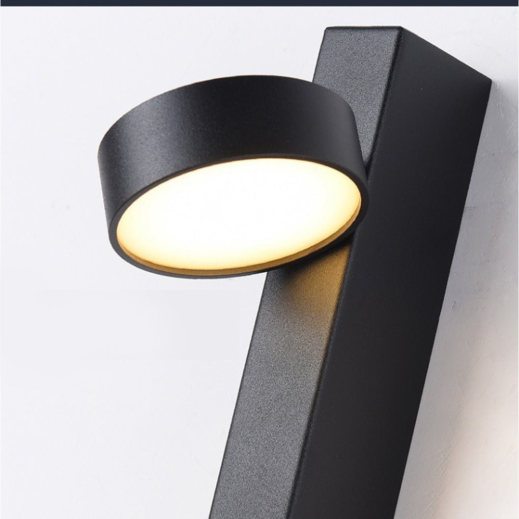 Modern Adjustable LED Wall Sconce with Rotary Switch