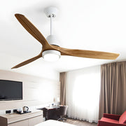 52 Inch Wooden Ceiling Fan Light with Remote Control
