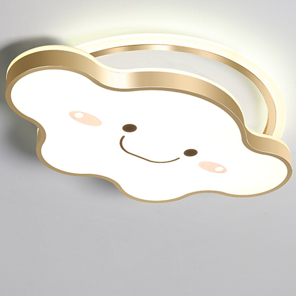 Cloud Shaped LED Ceiling Light with Dimmable Three Tone Settings
