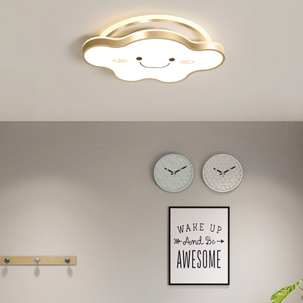 Cloud Shaped LED Ceiling Light with Dimmable Three Tone Settings