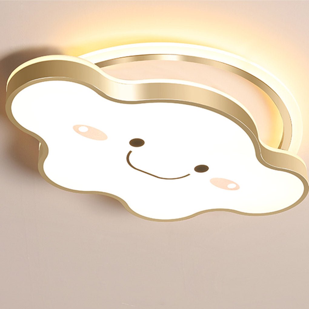 Cloud Shaped LED Ceiling Light with Dimmable Three Tone Settings