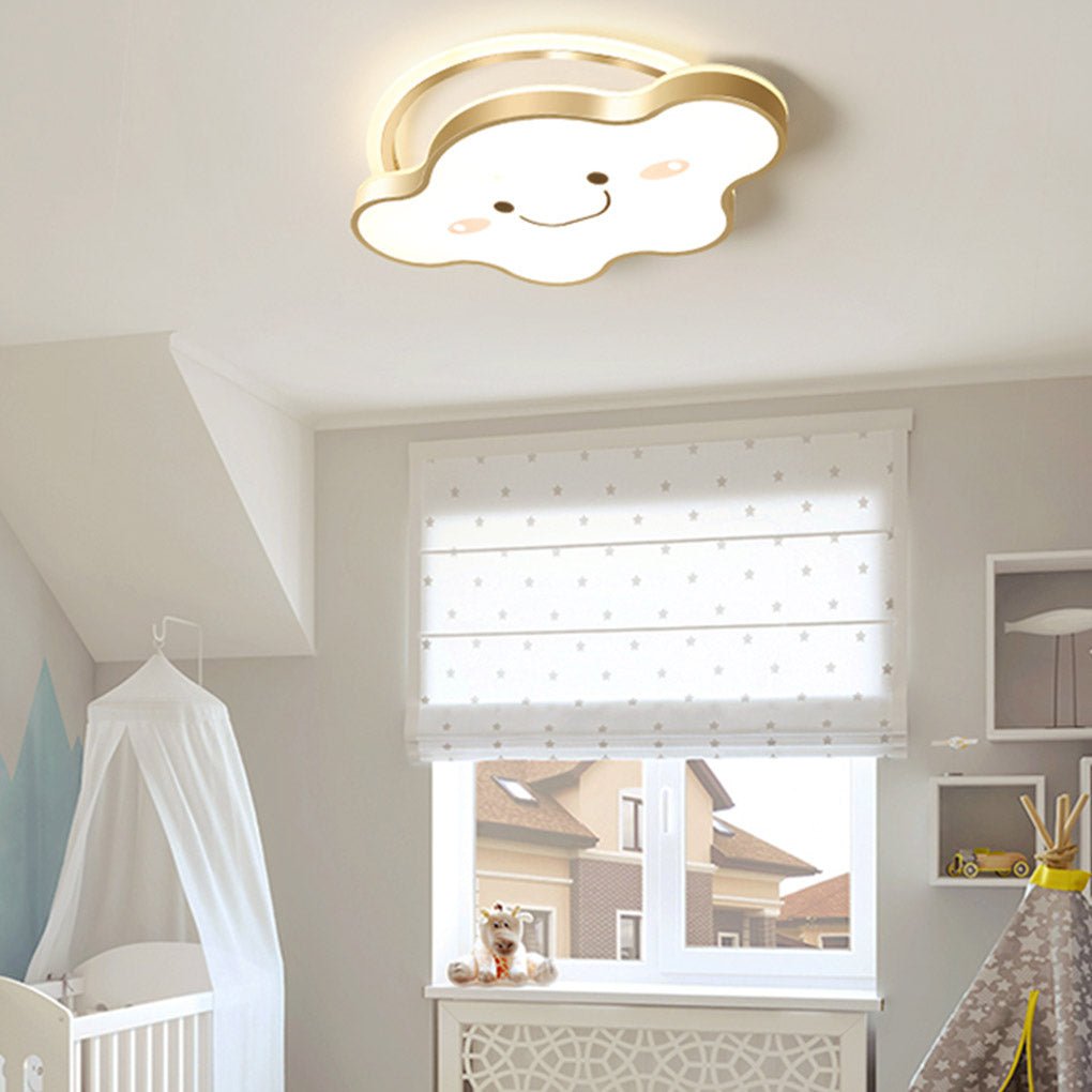 Cloud Shaped LED Ceiling Light with Dimmable Three Tone Settings