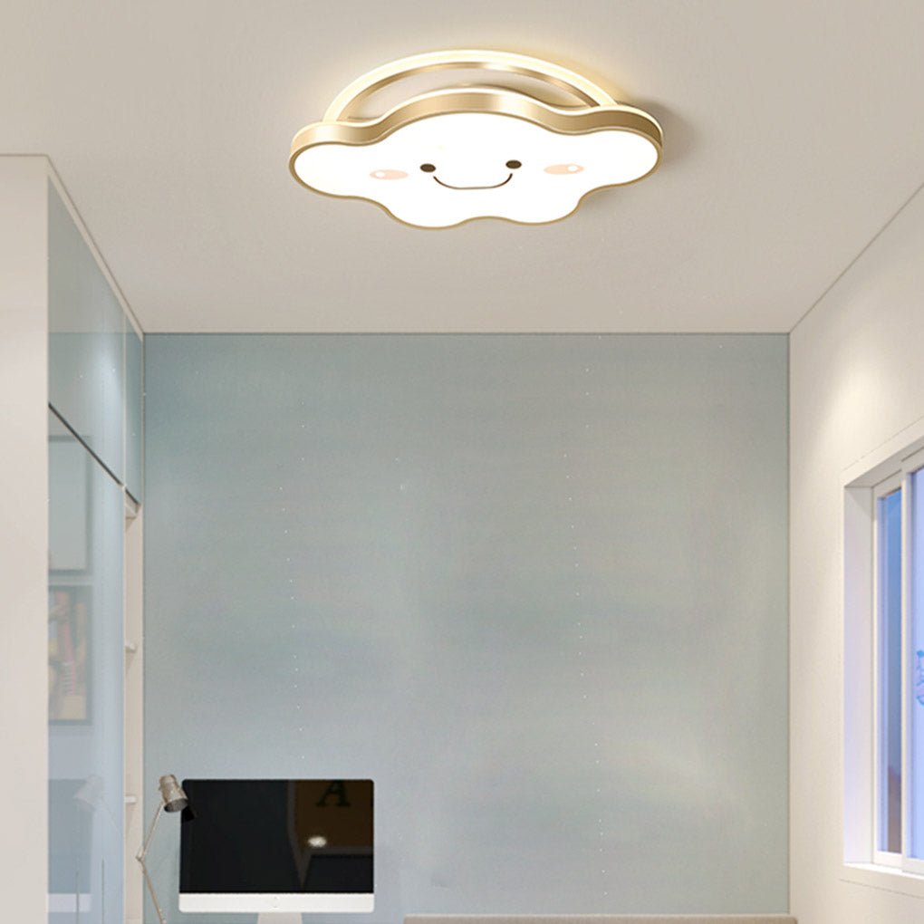 Cloud Shaped LED Ceiling Light with Dimmable Three Tone Settings