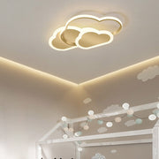 Modern Cloud Shape LED Ceiling Light with Arc Design 32W