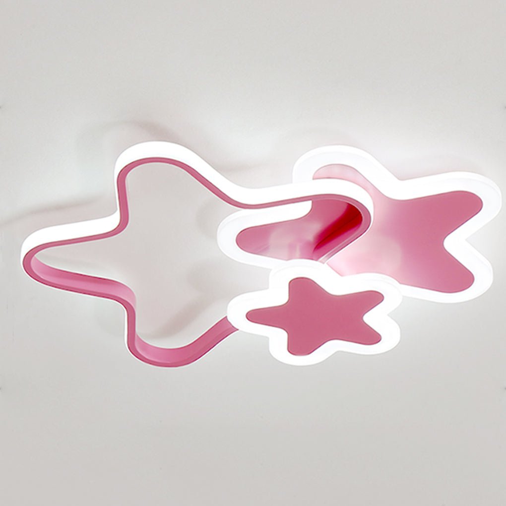 Playful Flush Mount LED Ceiling Light for Kids Room - 52cm
