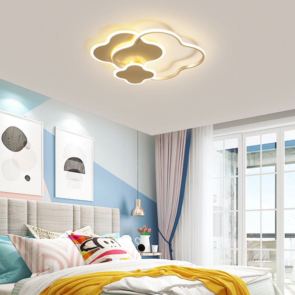 Cloud Shape LED Ceiling Light Modern Flush Mount Kids Room Lamp
