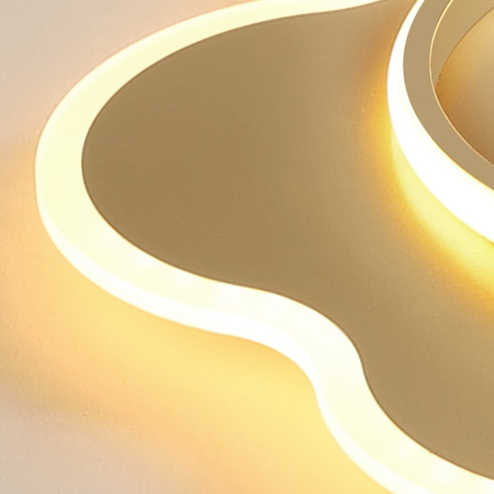Cloud Shape LED Ceiling Light Modern Flush Mount Kids Room Lamp