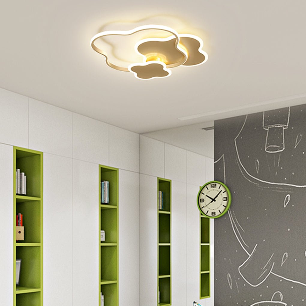 Cloud Shape LED Ceiling Light Modern Flush Mount Kids Room Lamp