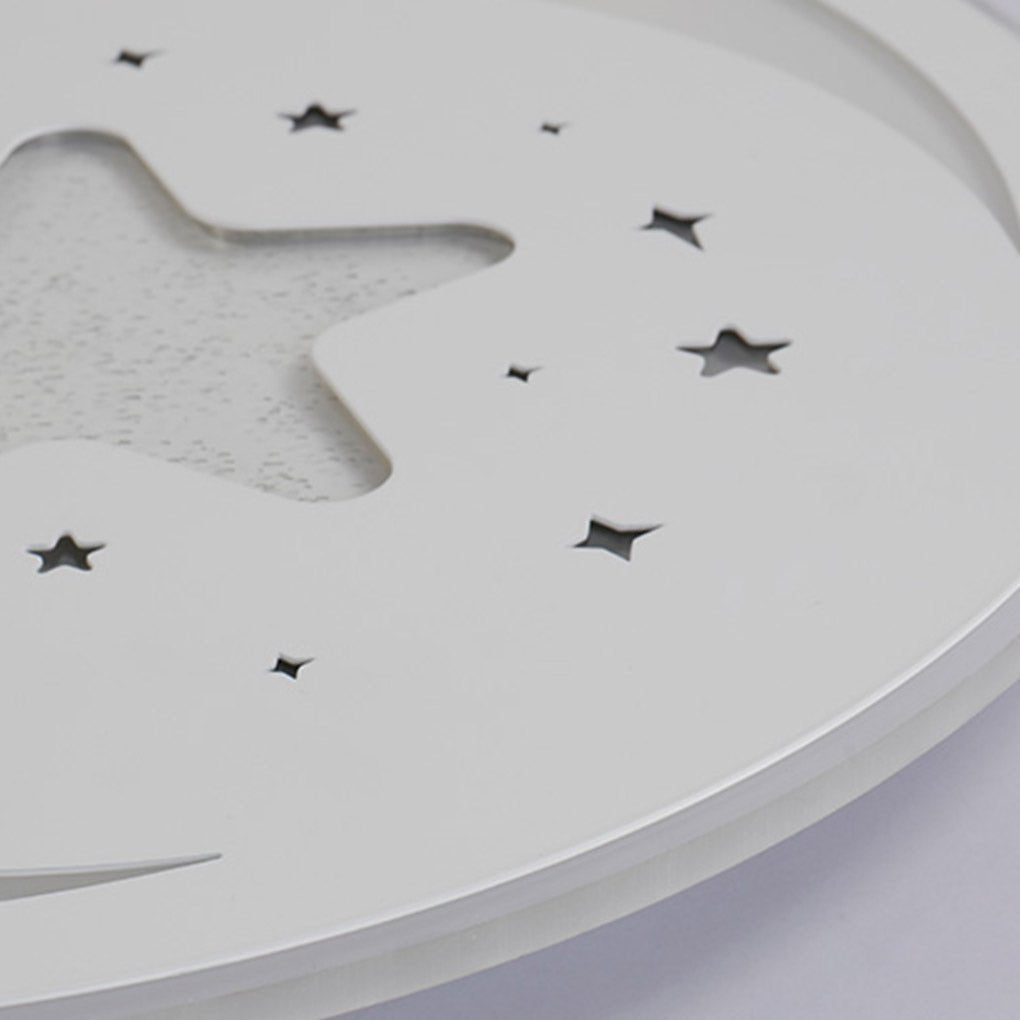 Modern Ultra-Thin LED Flush Mount Ceiling Light with Remote Control