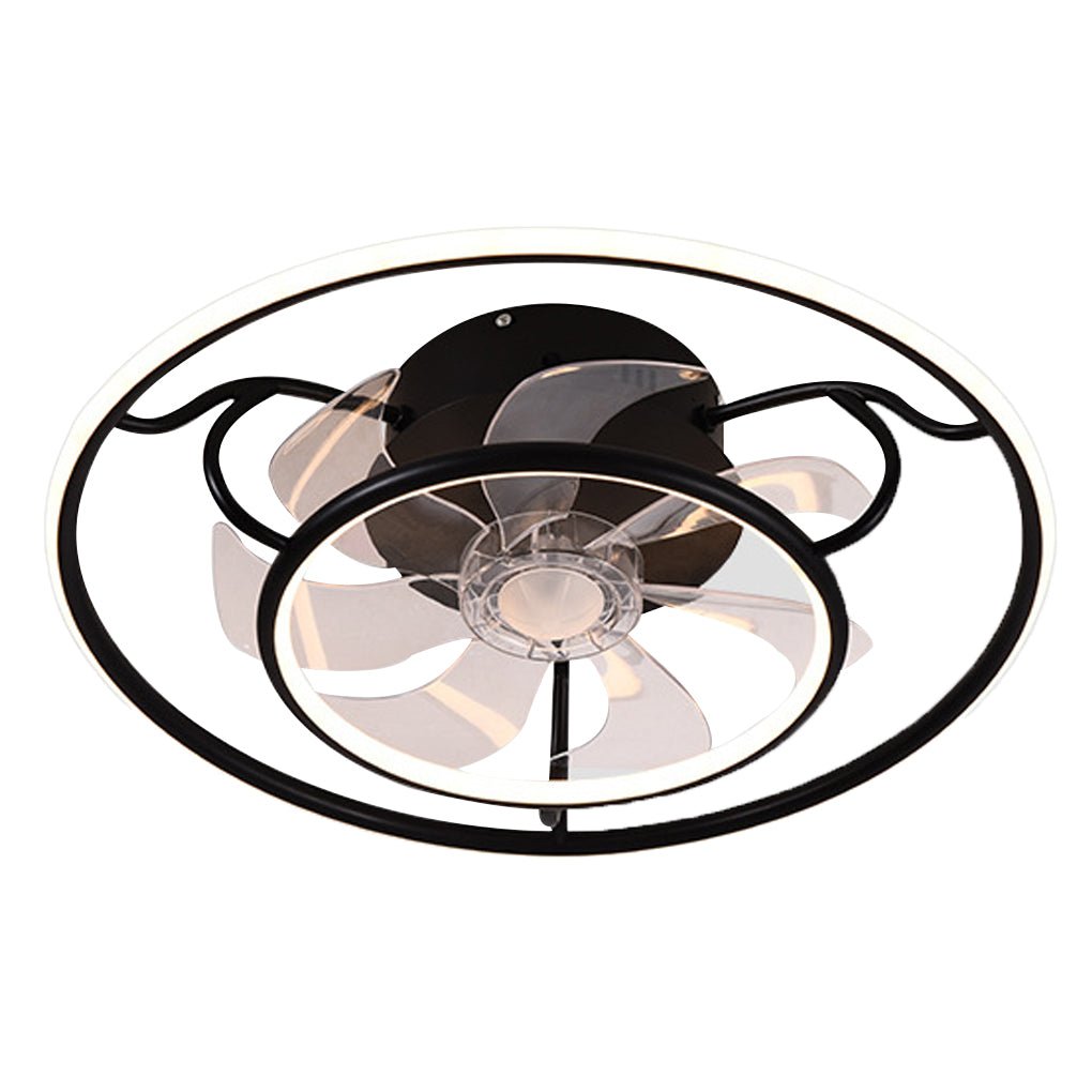 Modern Ceiling Fan Light with Dimming & Remote Control