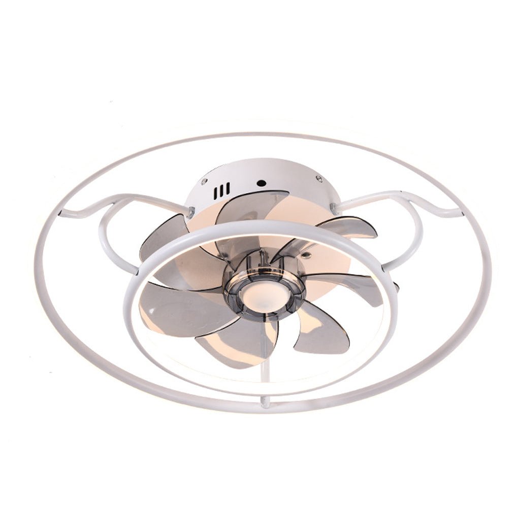 Modern Ceiling Fan Light with Dimming & Remote Control