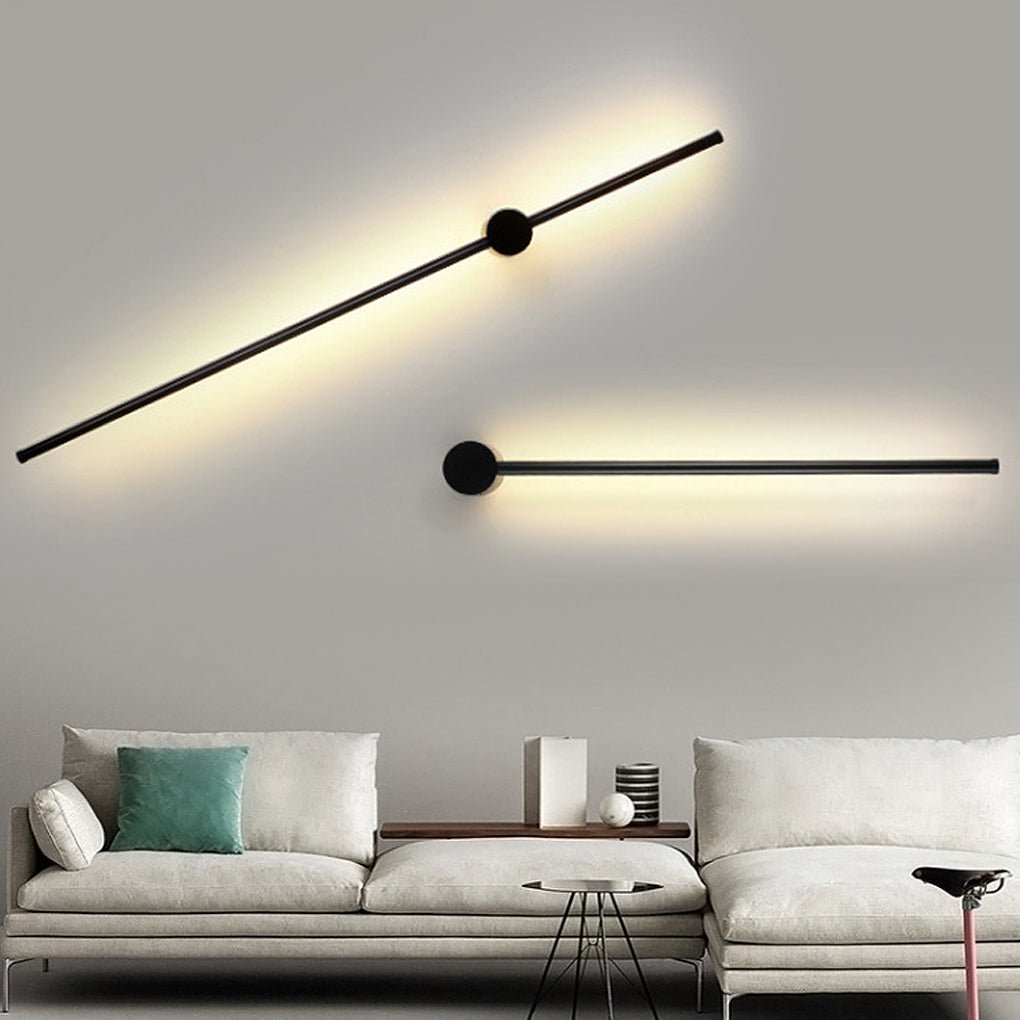 Ultra-Thin Linear LED Wall Light - Modern Minimalist Design