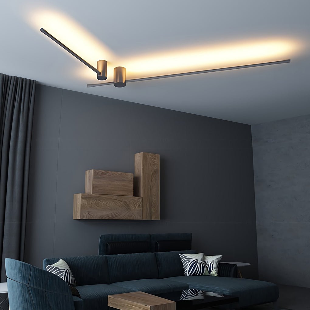 Ultra-Thin Linear LED Wall Light - Modern Minimalist Design