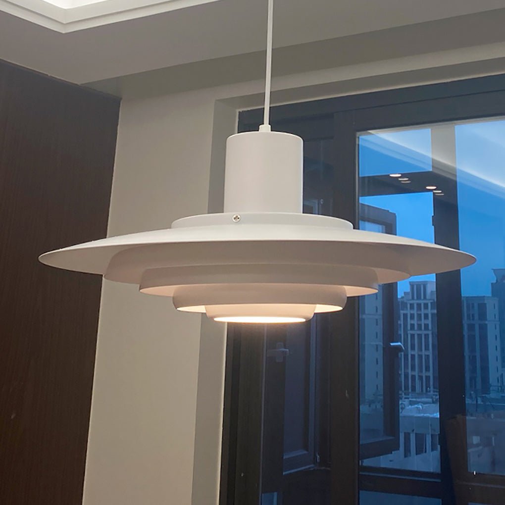 Multi-Layer Aluminum Pendant Light - Modern Minimalist Design