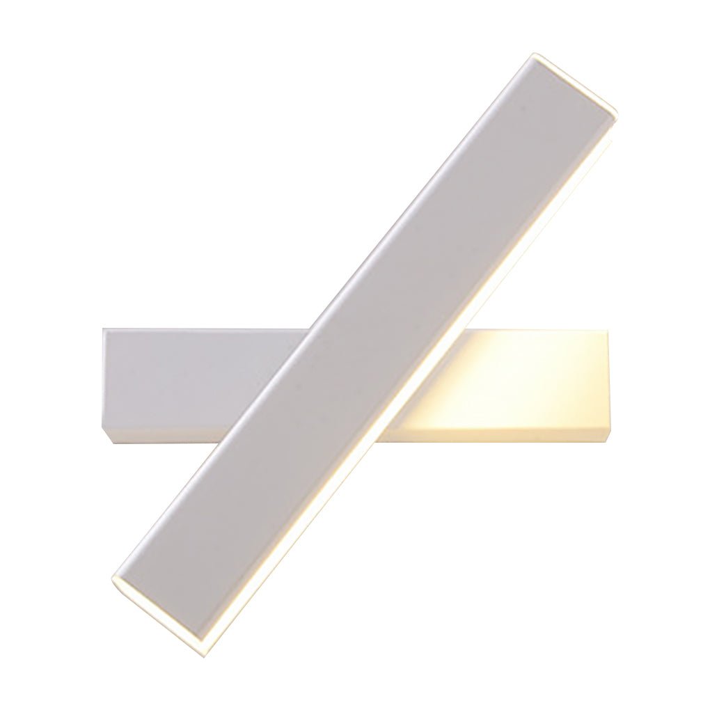 Minimalist 360° Rotatable LED Wall Light – Aluminum & Acrylic