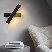 Minimalist 360° Rotatable LED Wall Light – Aluminum & Acrylic