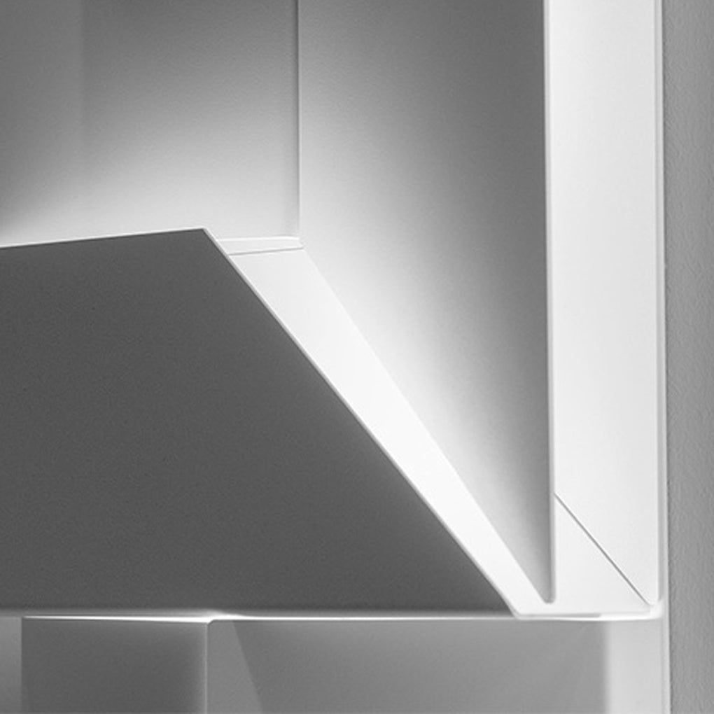 Geometric LED Wall Sconce with Stepless Dimming - Modern Minimalist
