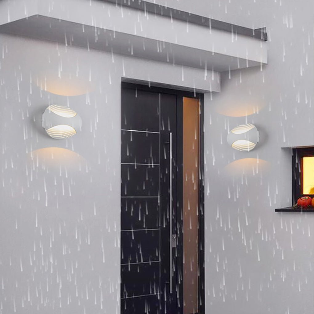 Modern Minimalist Waterproof LED Aluminum Wall Sconce