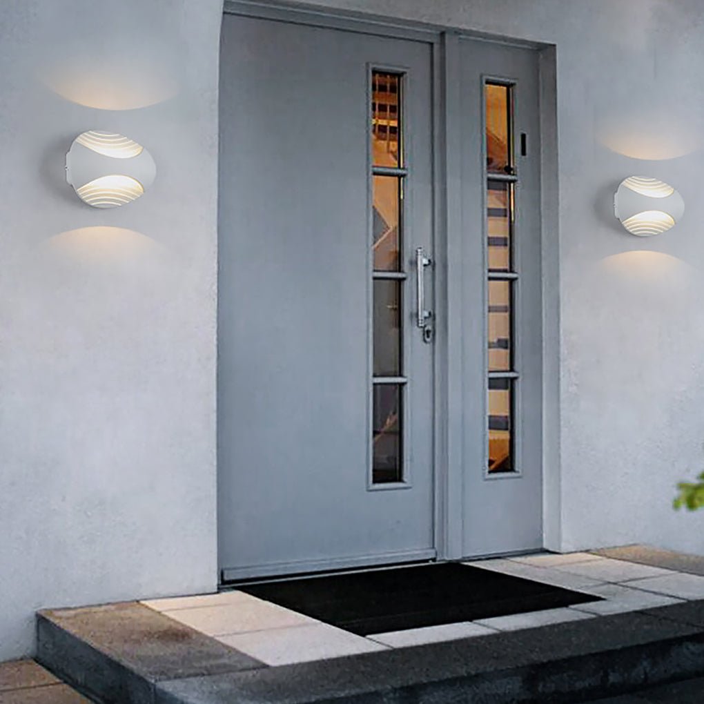 Modern Minimalist Waterproof LED Aluminum Wall Sconce