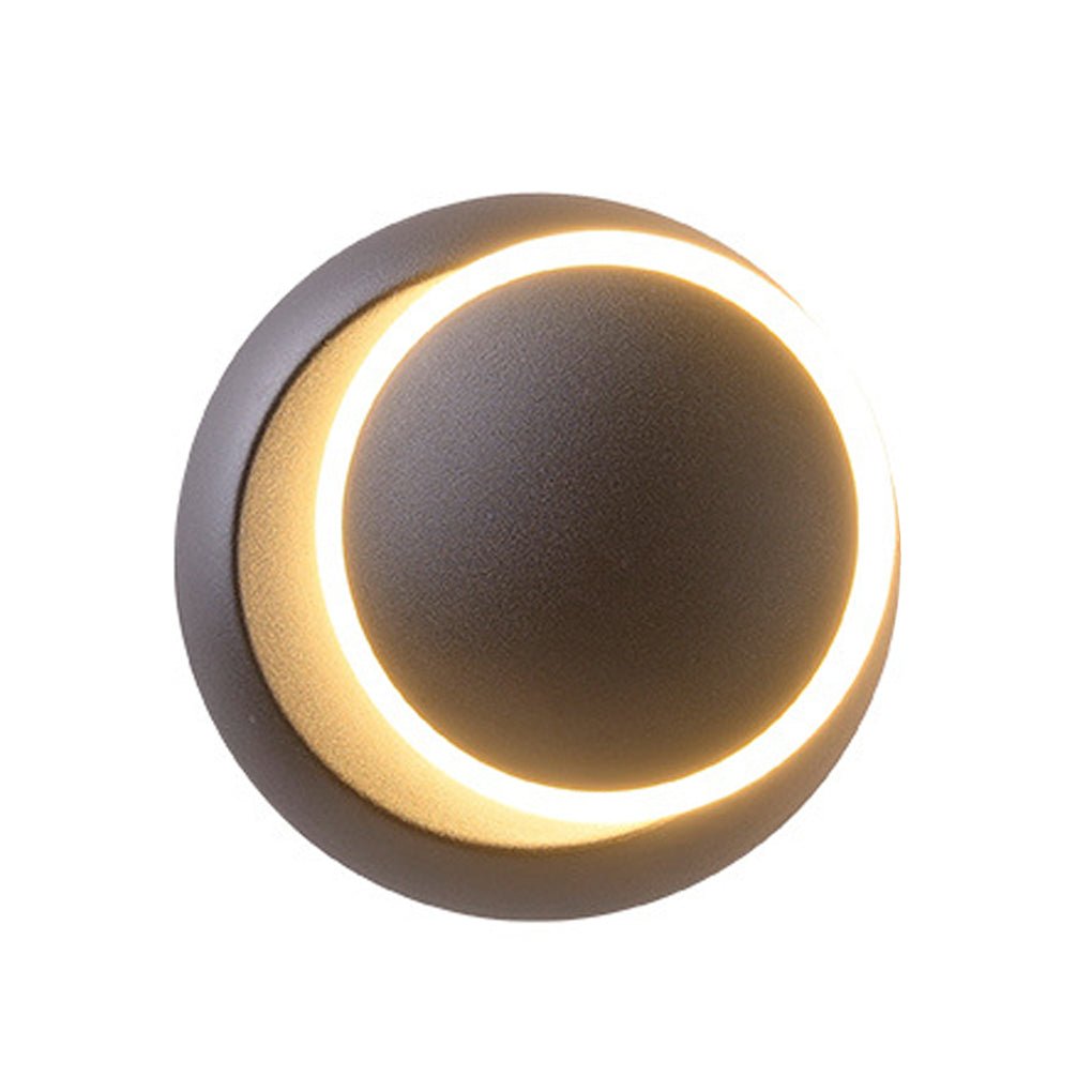 Rotatable Round LED Wall Light - Modern Aluminum Sconce