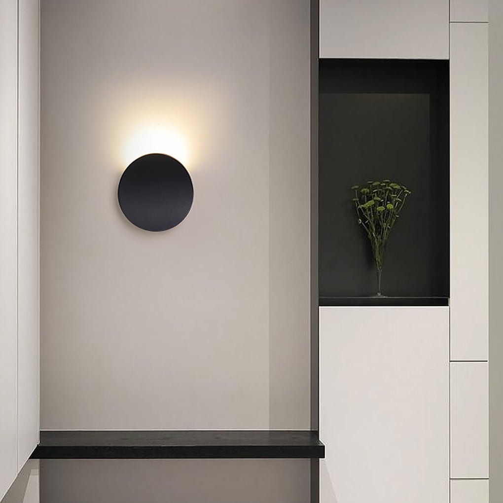 Modern Minimalist LED Wall Sconce – Aluminum Waterproof Bedside Lamp