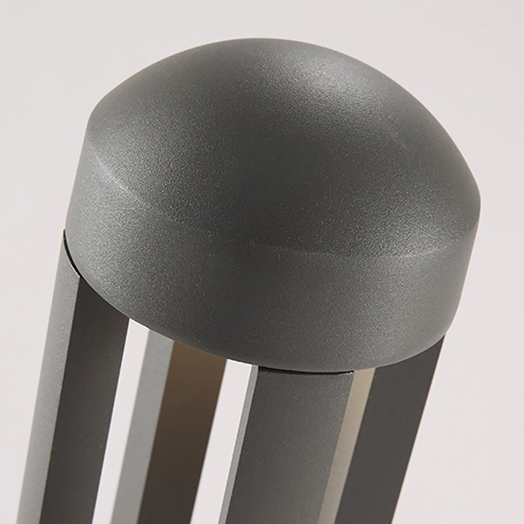 Minimalist Four-Column LED Outdoor Landscape Light - Dark Gray
