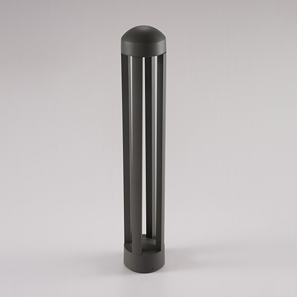 Minimalist Four-Column LED Outdoor Landscape Light - Dark Gray