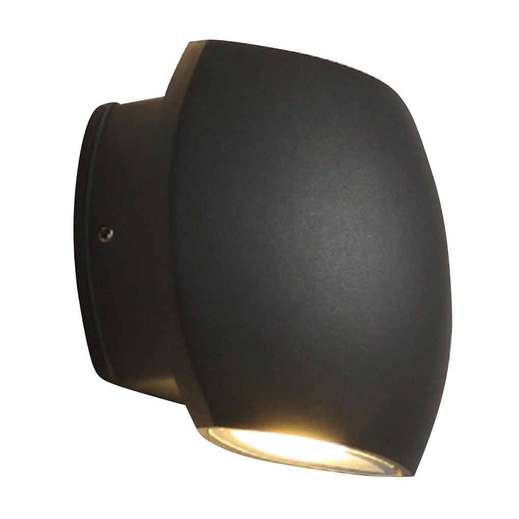 Minimalist Outdoor LED Waterproof Wall Light - Aluminum & Glass