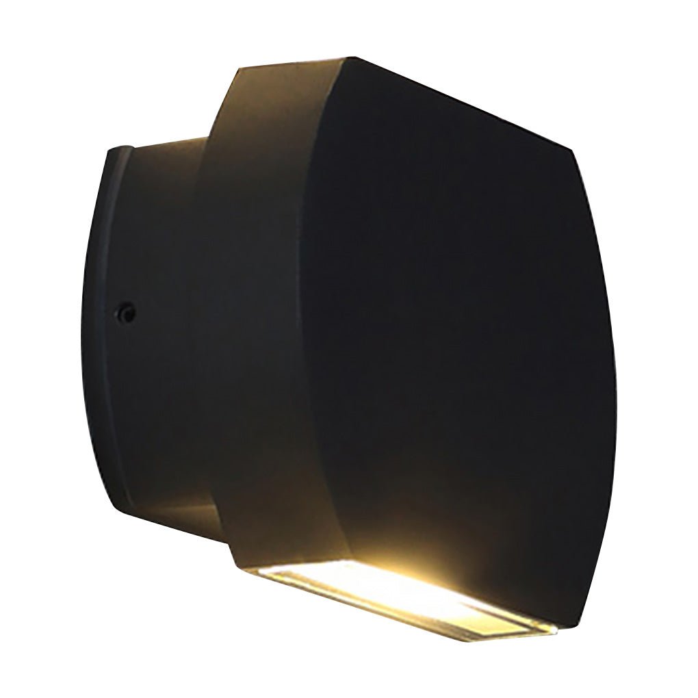 Minimalist Outdoor LED Waterproof Wall Light - Aluminum & Glass