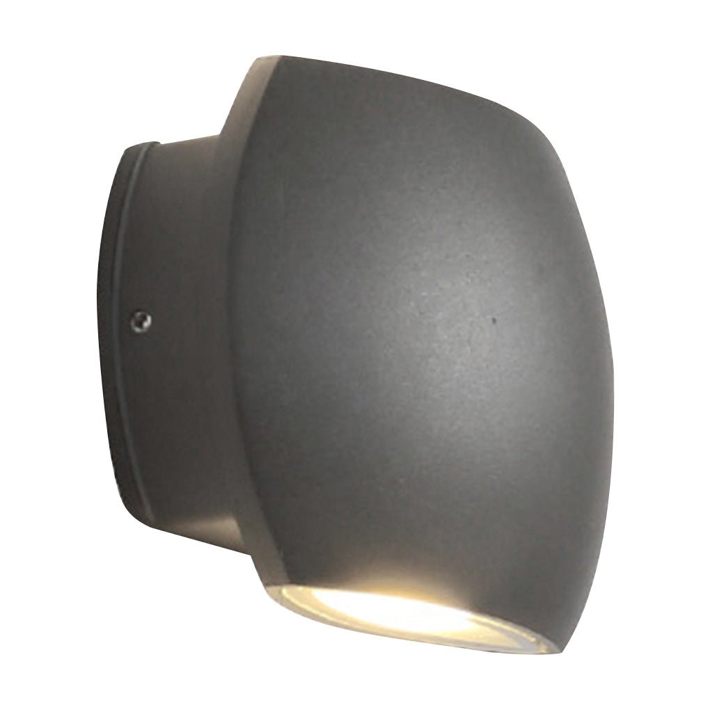 Minimalist Outdoor LED Waterproof Wall Light - Aluminum & Glass