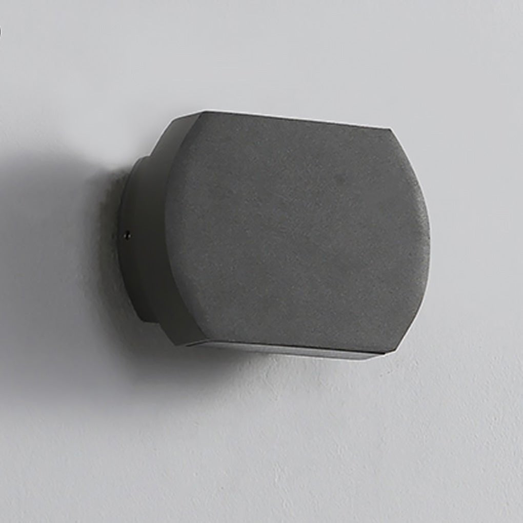 Minimalist Outdoor LED Waterproof Wall Light - Aluminum & Glass