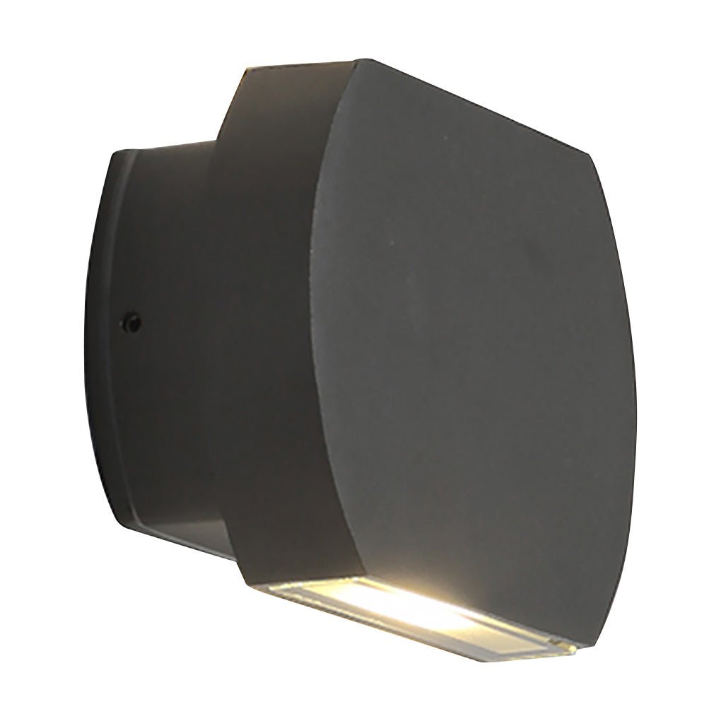 Minimalist Outdoor LED Waterproof Wall Light - Aluminum & Glass