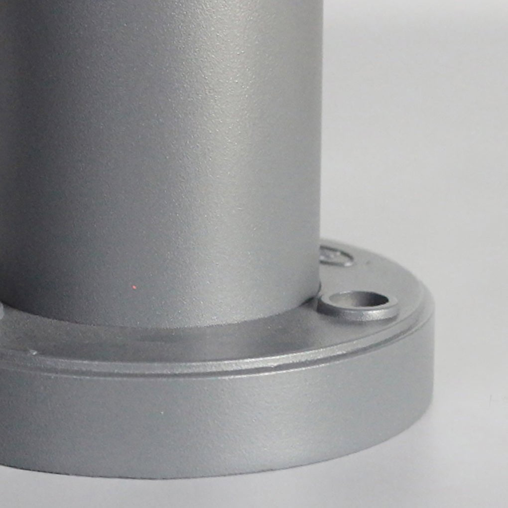 Round LED Outdoor Wall & Post Light - Aluminum & Acrylic