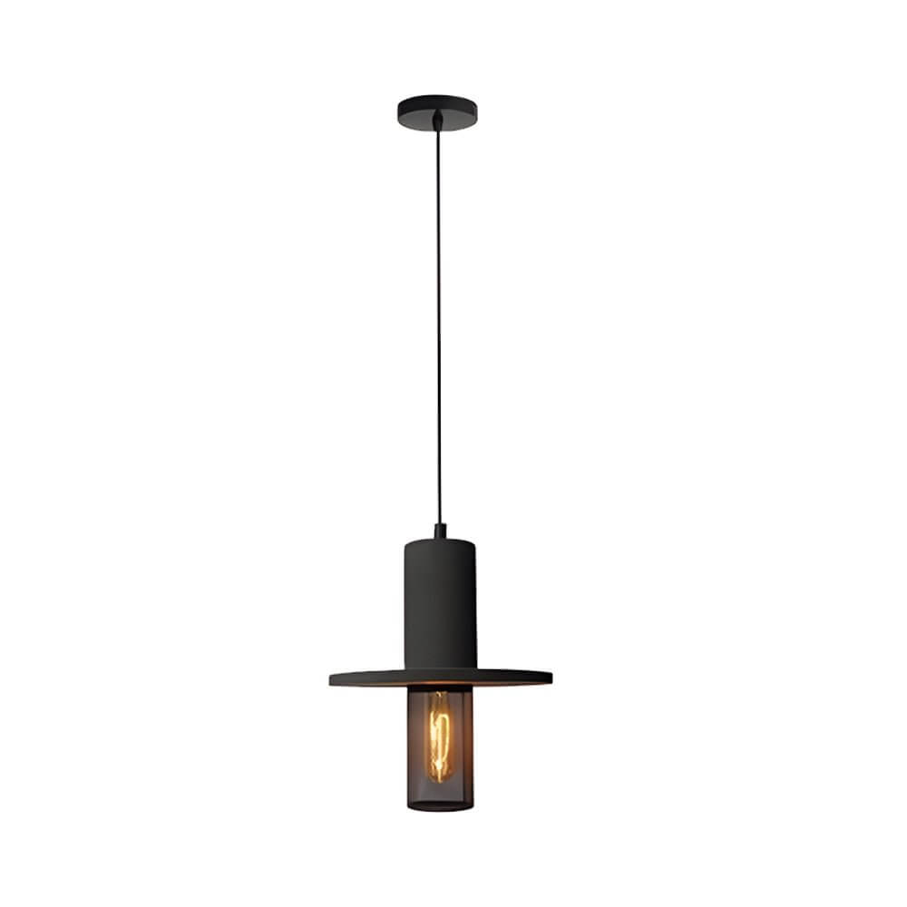 Industrial Cement & Mesh LED Pendant Light - Modern Minimal Design