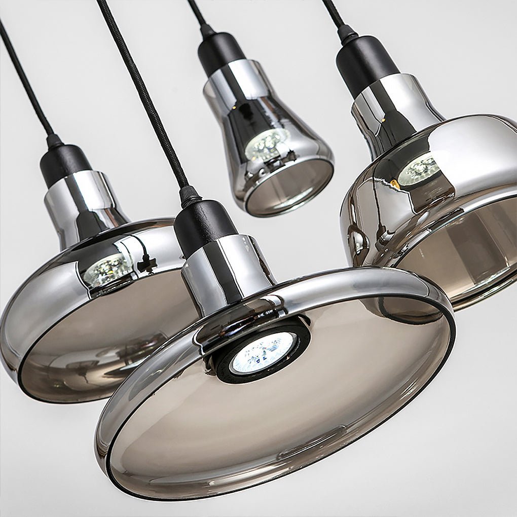 Minimalist Shadow Glass Pendant Light for Living Room & Bar