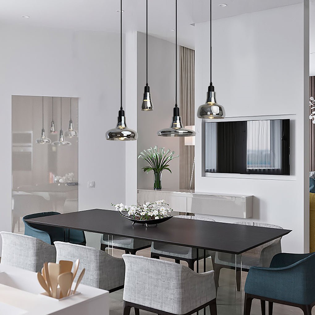Minimalist Shadow Glass Pendant Light for Living Room & Bar