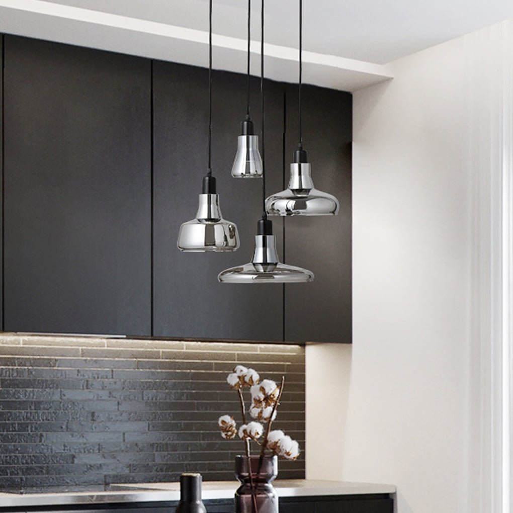 Minimalist Shadow Glass Pendant Light for Living Room & Bar