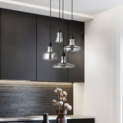 Minimalist Shadow Glass Pendant Light for Living Room & Bar