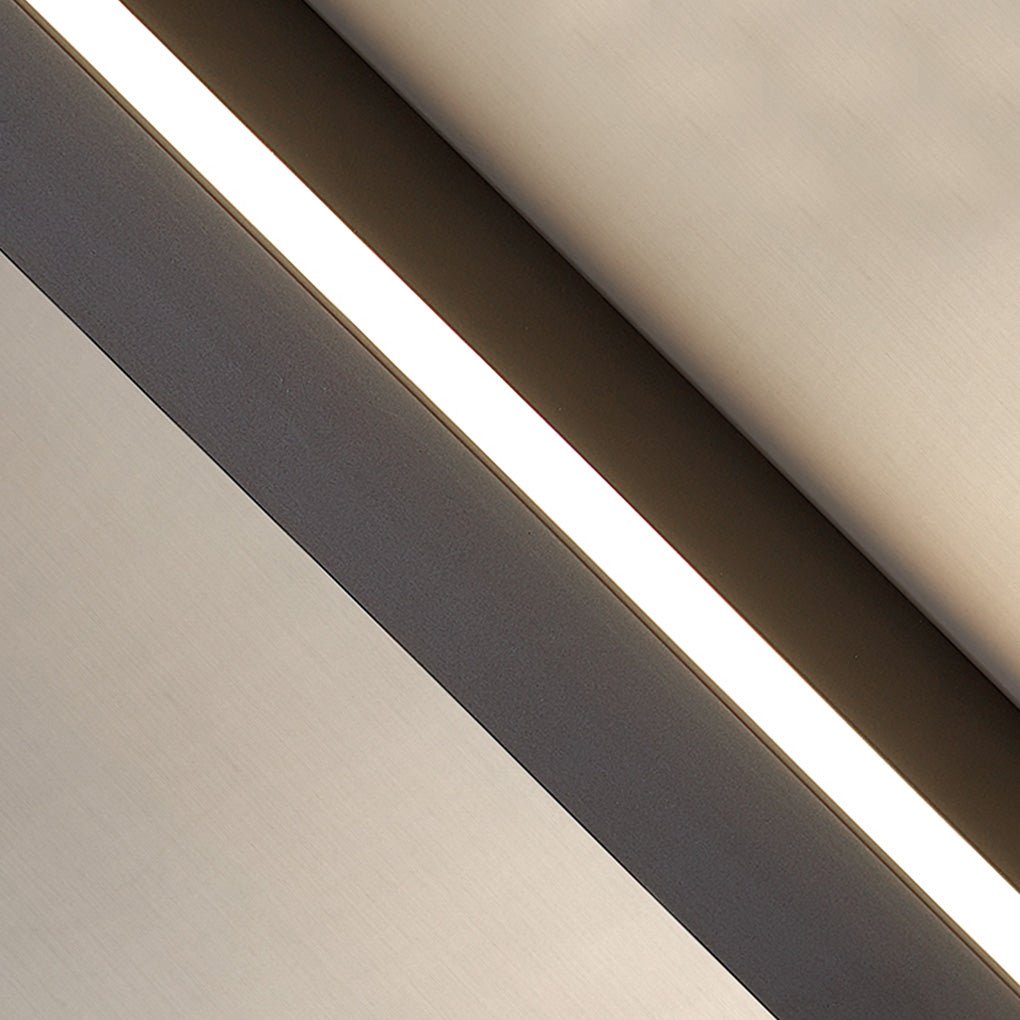 Minimalist Linear LED Wall Light with Stepless Dimming