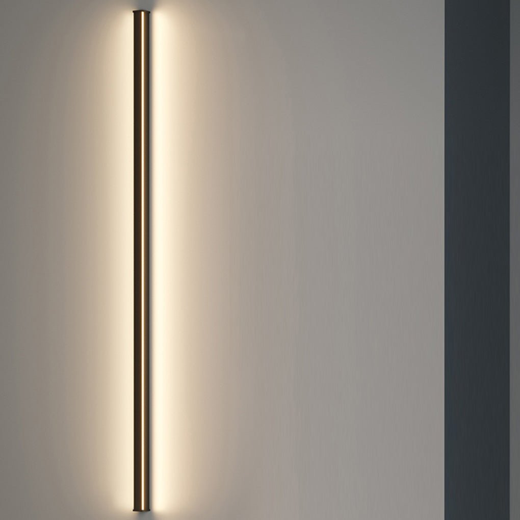 Minimalist Linear LED Wall Light with Stepless Dimming