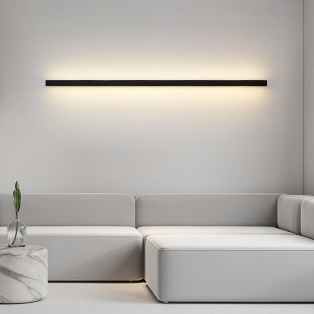 Minimalist Linear LED Wall Light with Stepless Dimming